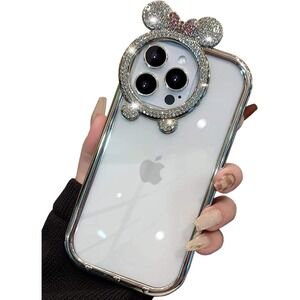 Minnie Mouse iPhone‎ Case Rhinestone Camera Protection Cover Cute Bling IP13PM